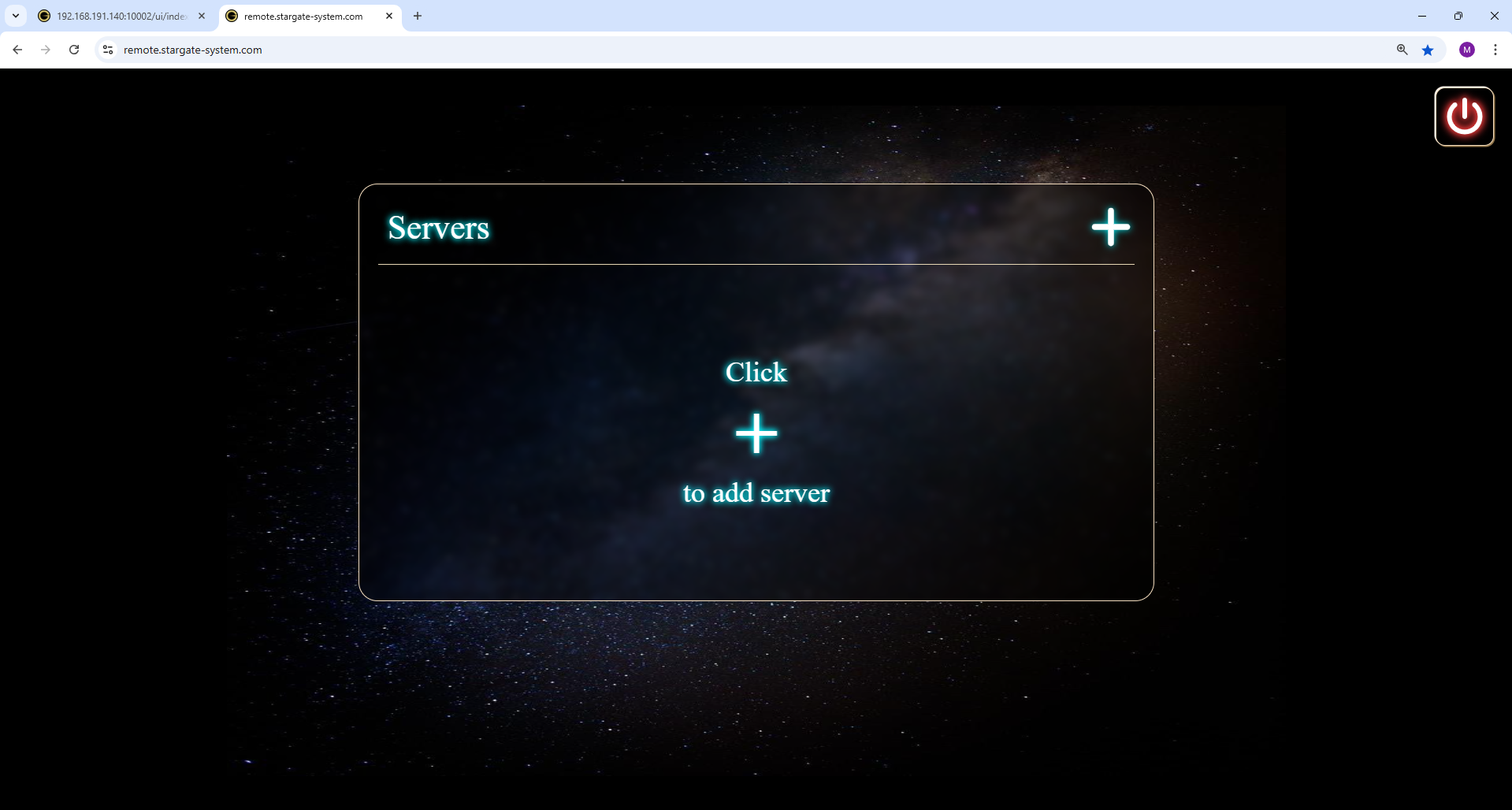 Add server screenshot